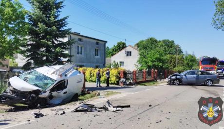 Wypadek w Gzowicach. Cztery osoby trafiły do szpitala