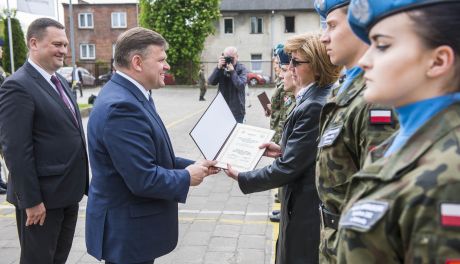 Wręczenie certyfikatów dla klas mundurowych ZDZ w Radomiu