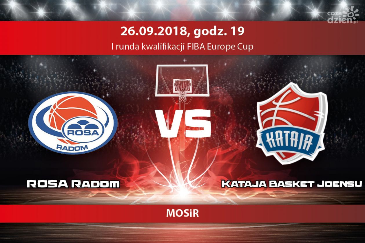 ROSA Radom - Kataja Basket 69:75 (zapis relacji)