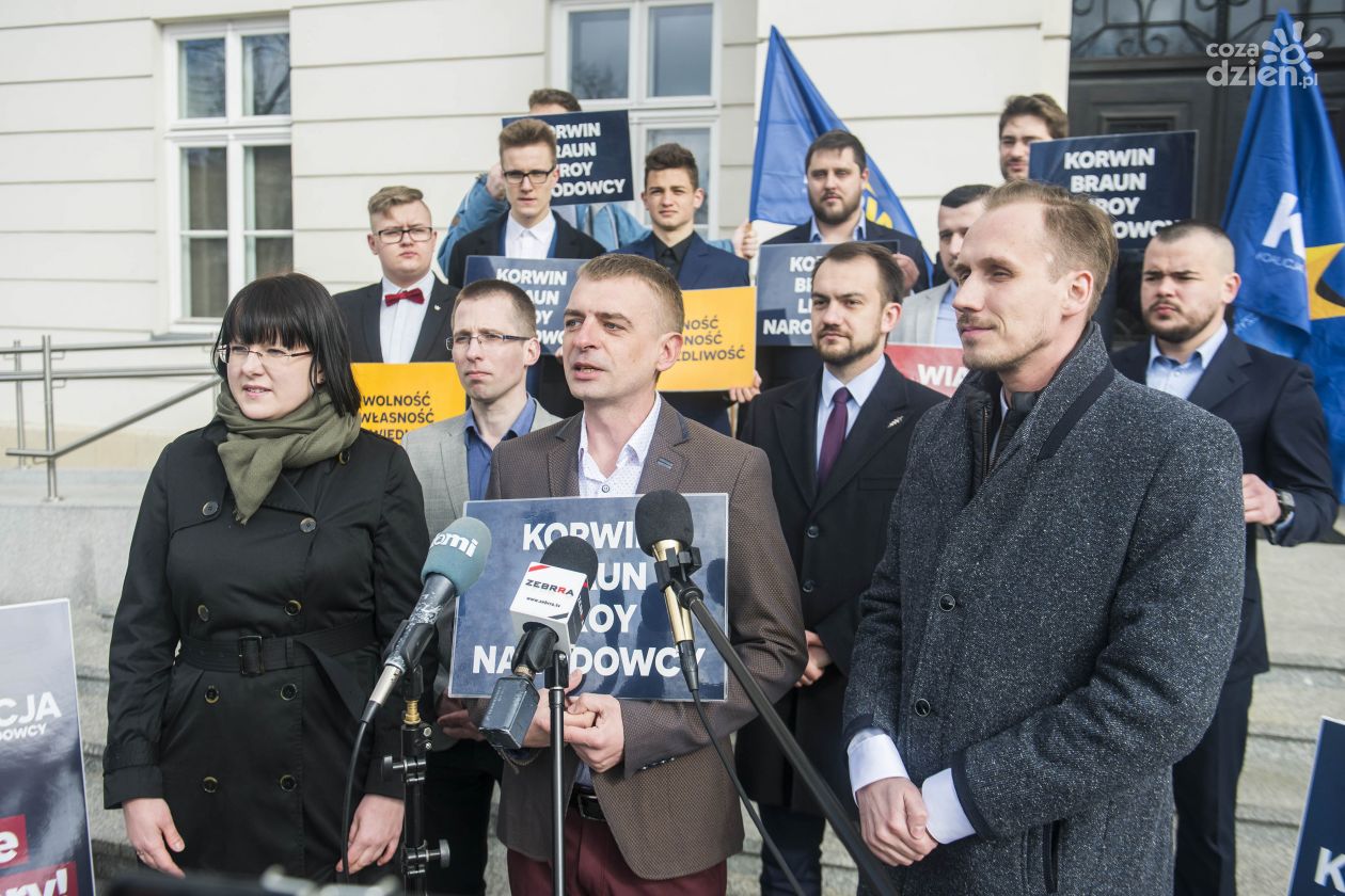 Kaja Godek liderką Konfederacji KORWiN Braun Liroy Narodowcy w wyborach do Parlamentu Europejskiego (zdjęcia)