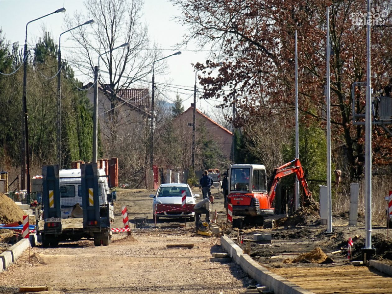 Trwa przebudowa ulic Małcużyńskiego i Kierzkowskiej