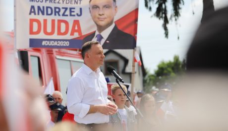 Andrzej Duda w Goździe (zdjęcia)