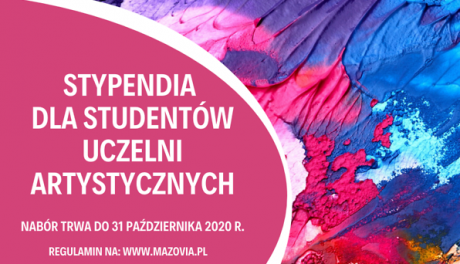 Stypendia marszałka województwa mazowieckiego dla najbardziej uzdolnionej młodzieży na kierunkach artystycznych