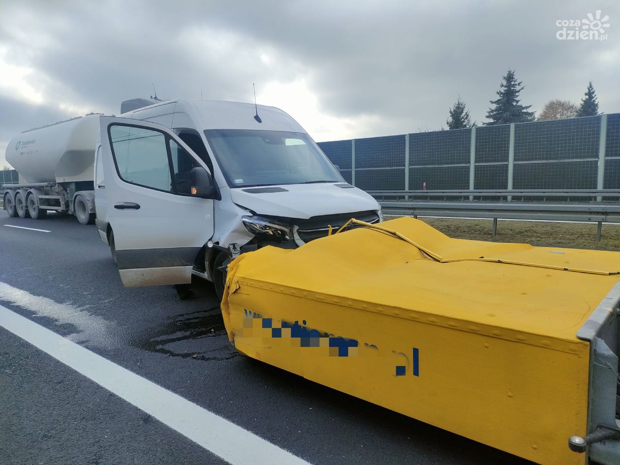 Wypadek na S7 w miejscowości Promna Kolonia