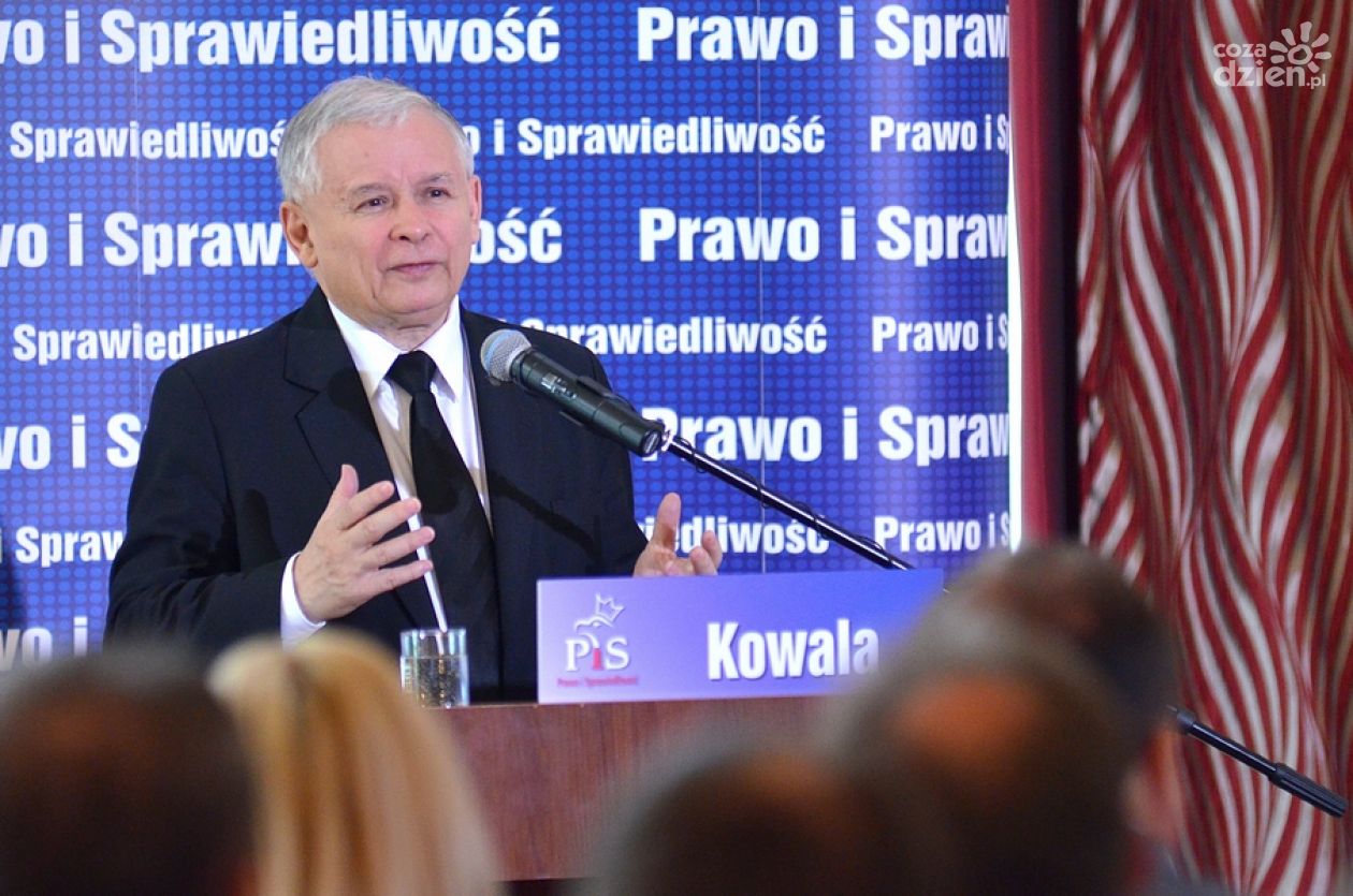 Jarosław Kaczyński w Kowali