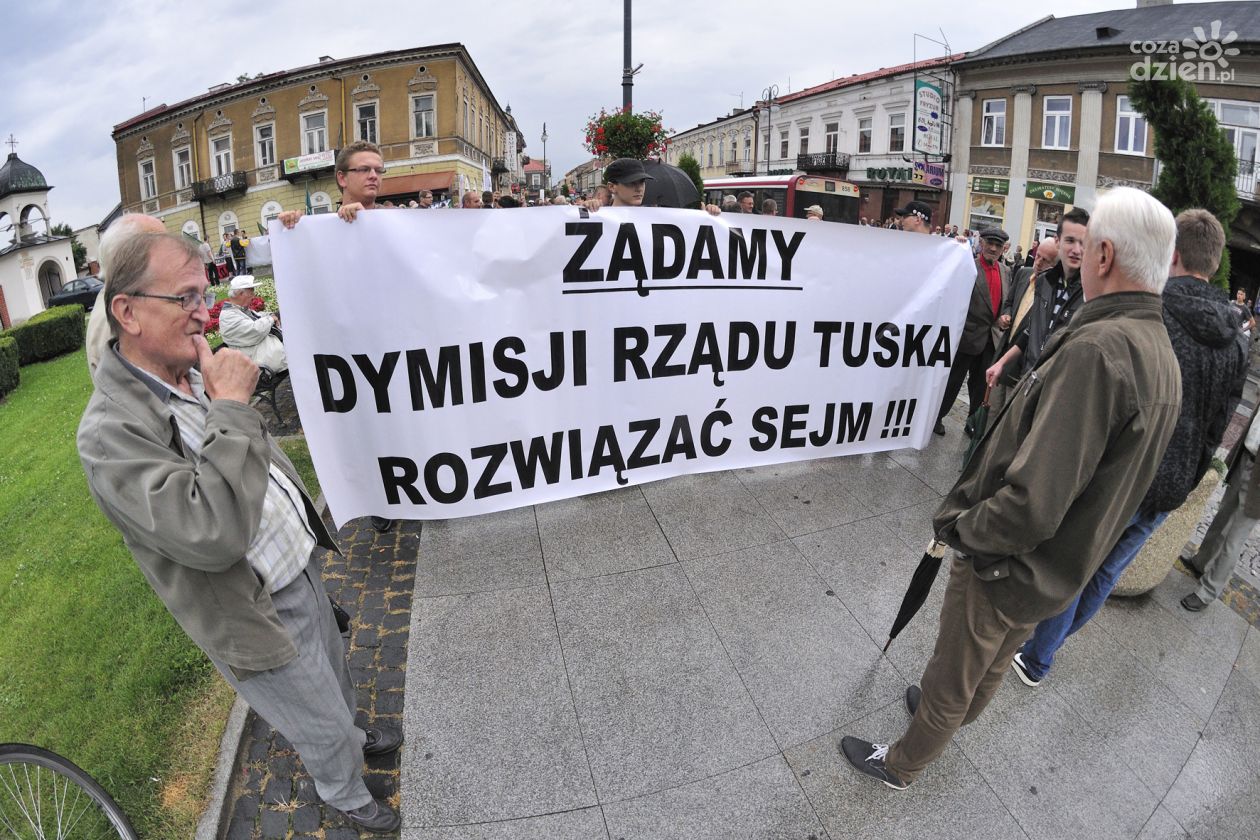 Manifestacja antyrządowa w Radomiu
