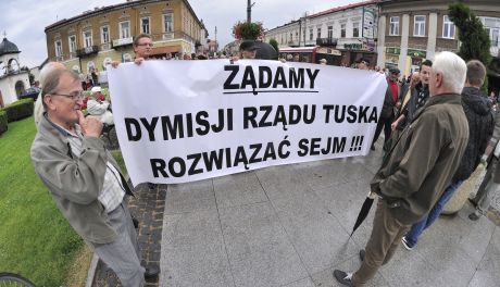 Manifestacja antyrządowa w Radomiu