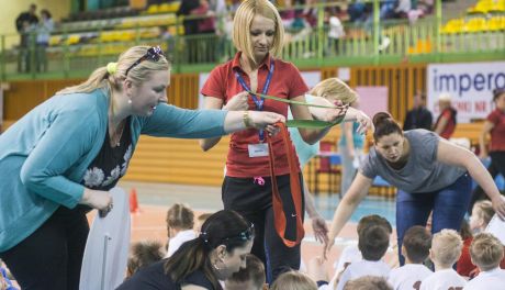 Olimpiada  przedszkolaków w hali MOSiR