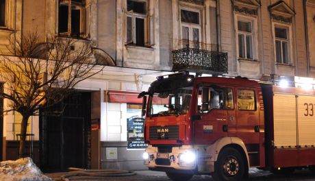 Pożar mieszkania przy ulicy Moniuszki!