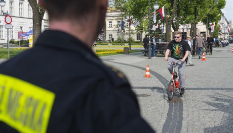 Fotoradar na deptaku - kontrola rowerzystów