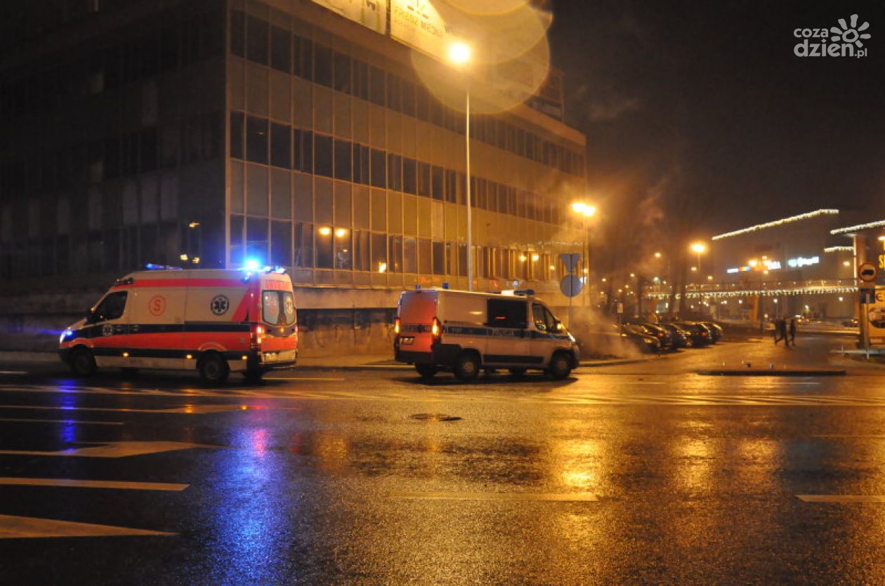 Wypadek na sylwestrze przy Placu Jagielońskim