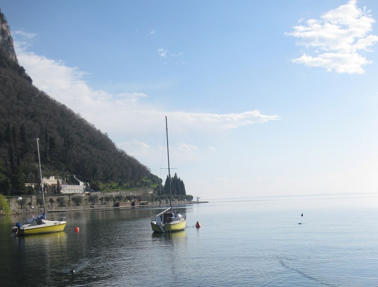 Jezioro Garda - kombinacja przyrody