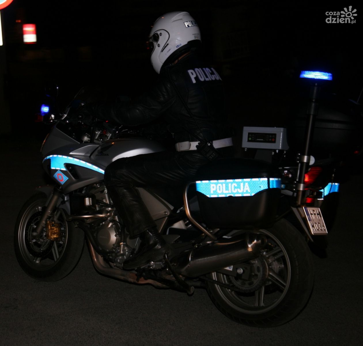 Nocne zderzenie motocyklistów