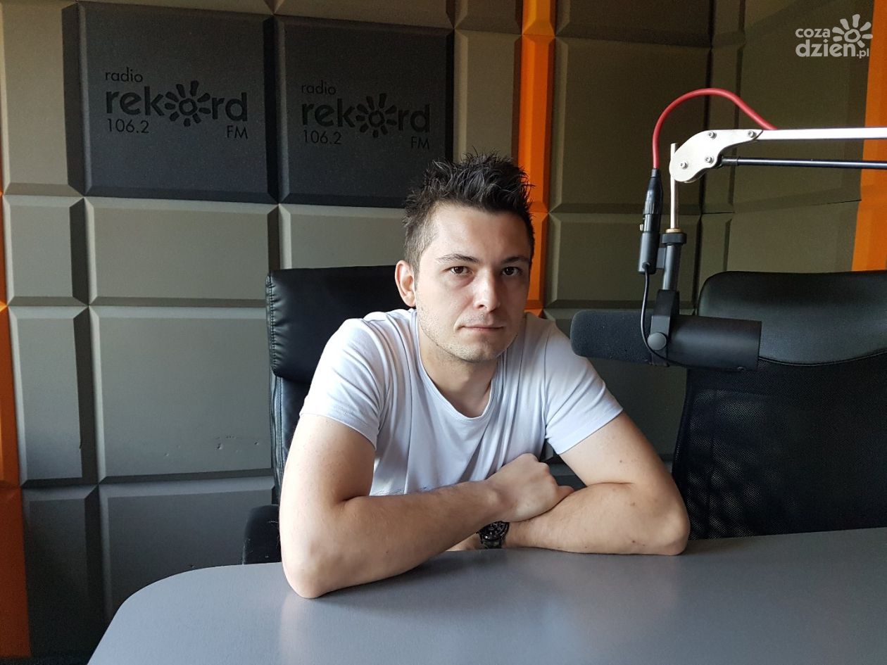 Mikołaj Ganabisiński - rozmowa w studiu lokalnym Radia Rekord