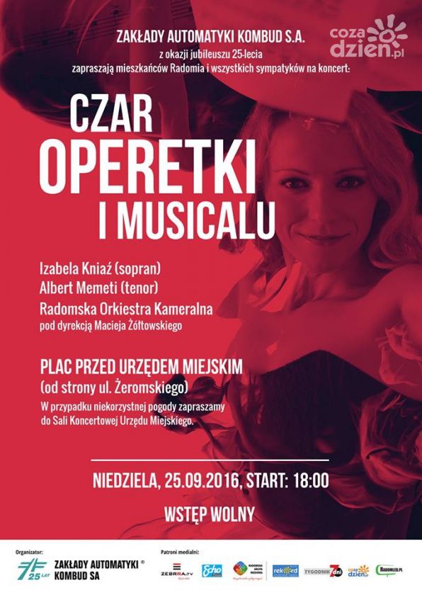 Koncert jubileuszowy „Czar operetki i musicalu”