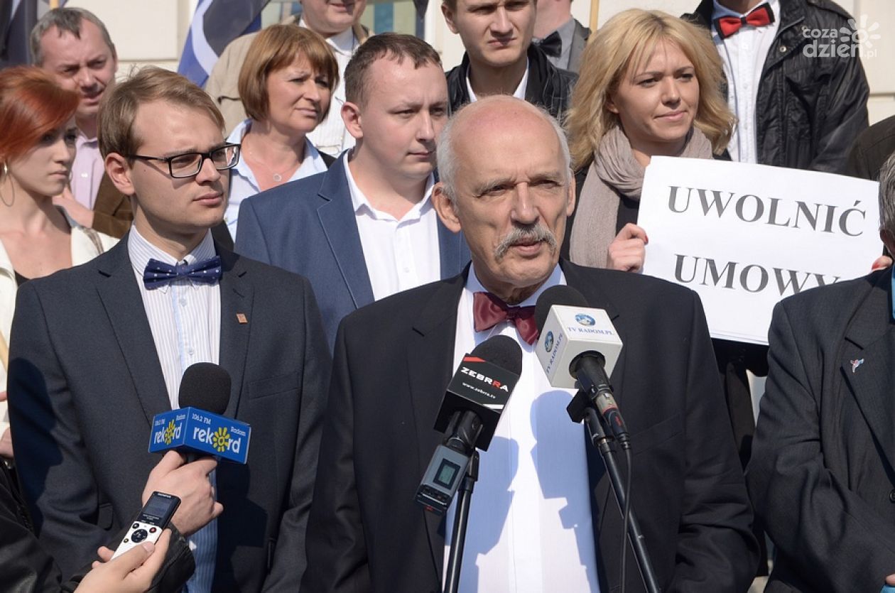 Korwin-Mikke odwiedza Radom, a Łagowski pozywa prezydenta