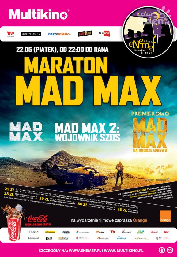 ENEMEF: Maraton Mad Max - WYNIKI