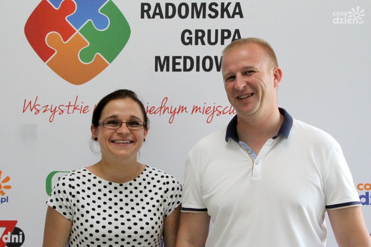 Aleksandra Mądzik i Marek Łuszczek - rozmowa w studiu lokalnym Radia Rekord