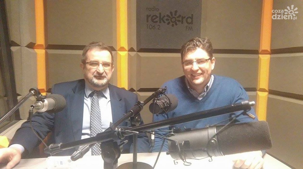 Zdzisław Dulias i Robert Prygiel - rozmowa w studiu lokalnym Radia Rekord