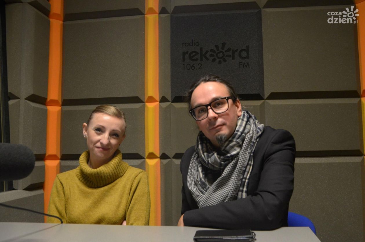 Aneta Kalbarczyk i Krzysztof Łyżwiński - rozmowa w studiu lokalnym Radia Rekord
