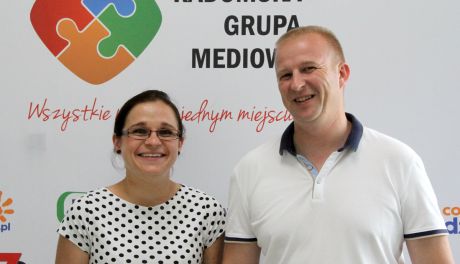 Aleksandra Mądzik i Marek Łuszczek - rozmowa w studiu lokalnym Radia Rekord