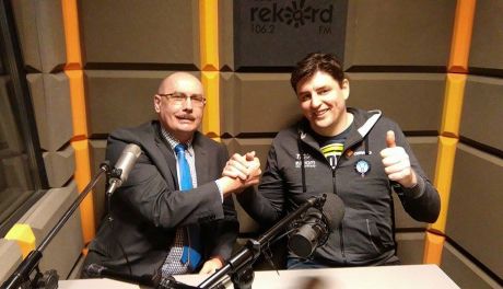 Adam Pałgan i Robert Prygiel - rozmowa w studiu lokalnym Radia Rekord