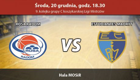 ROSA Radom - Estudiantes Madryt 77:84 (zapis relacji LIVE)