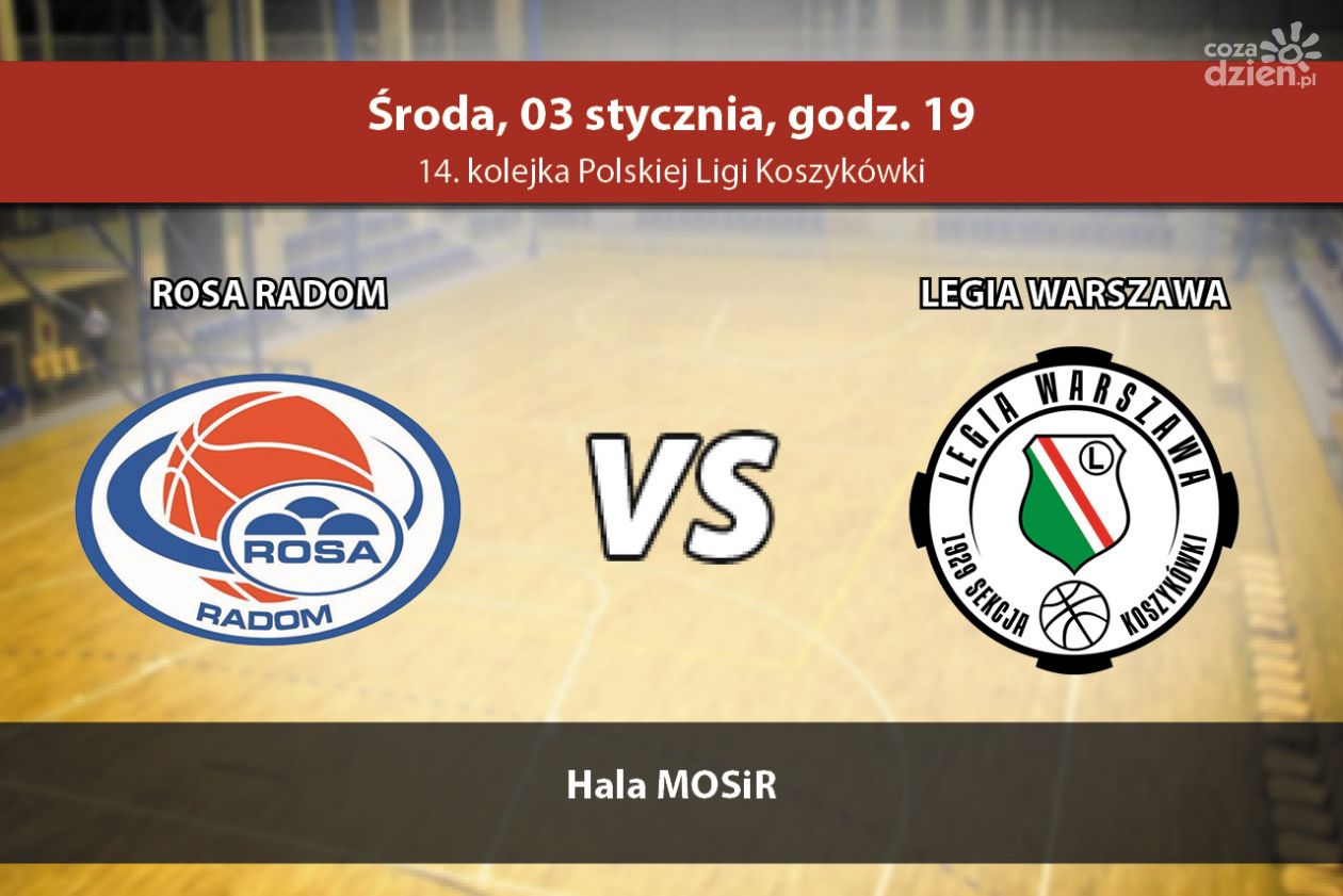 ROSA Radom - Legia Warszawa 94:72 (zapis relacji LIVE)