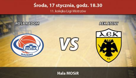 ROSA Radom - AEK Ateny 63:69 (zapis relacji LIVE)