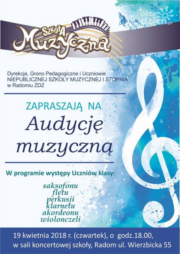 Uczniowie zapraszają na „Audycję Muzyczną”