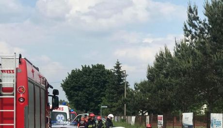 Wypadek w Wierzbicy. Trzy osoby w szpitalu