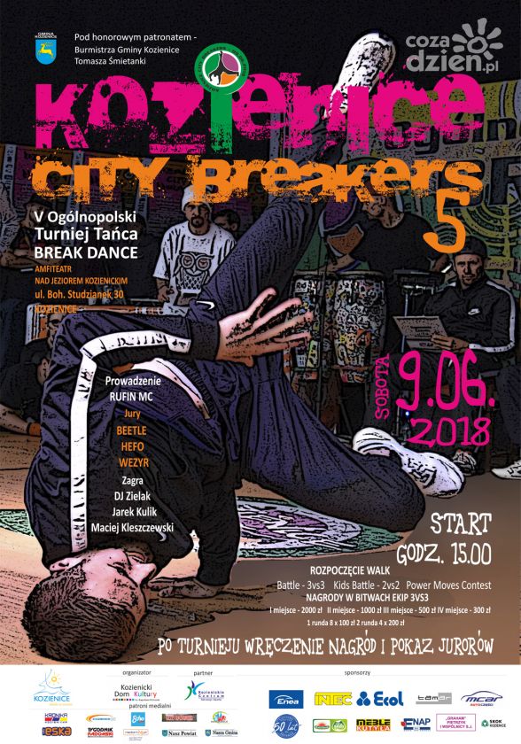 V Ogólnopolski Turniej Tańca Break Dance „Kozienice City Breakers