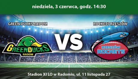 Green Ducks Radom - Rzeszów Rockets (transmisja TV)