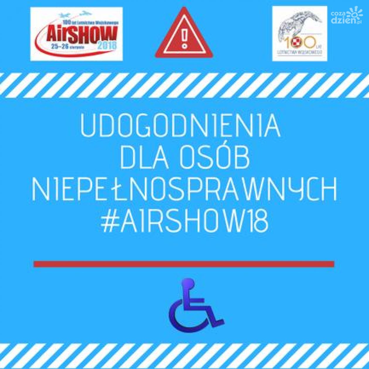 Air Show 2018: Udogodnienia dla niepełnosprawnych