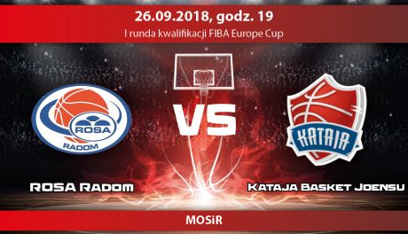 ROSA Radom - Kataja Basket 69:75 (zapis relacji)