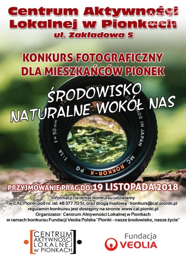Pionki. Konkurs fotograficzny „Środowisko naturalne wokół NAS”