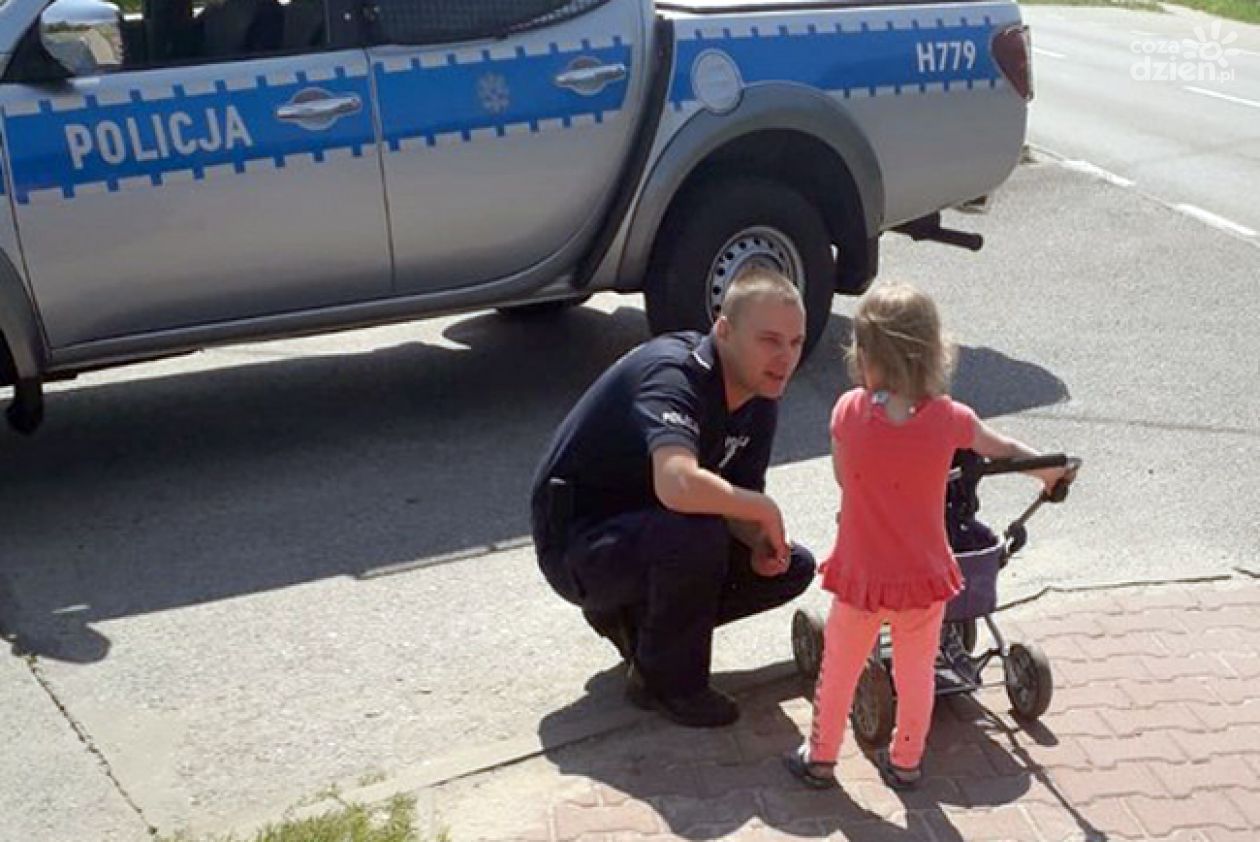 Radomscy policjanci odnaleźli 3-latkę