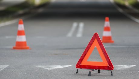 Wypadek w Wojciechowie. Droga zablokowana