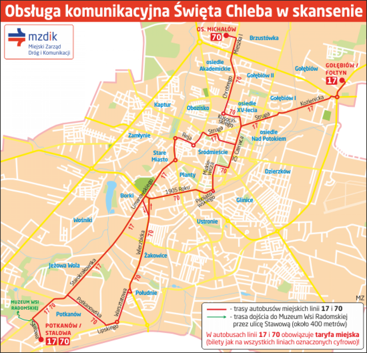 Sprawdź jak dojechać na Święto Chleba