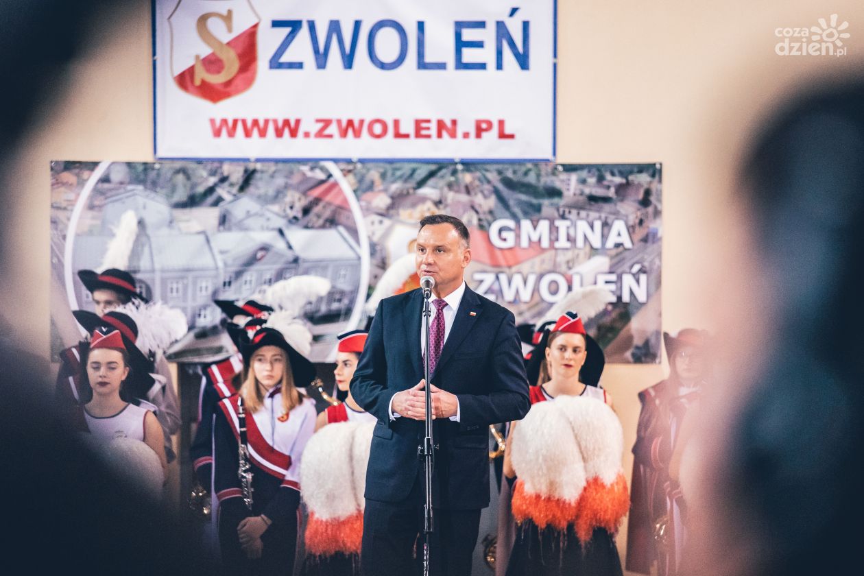 Andrzej Duda w Zwoleniu. Prezydent RP ostro skrytykował wymiar sprawiedliwości