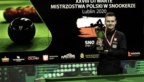 Bartosz Utkowski brązowym medalistą Otwartych Mistrzostwach Polski w Snookerze