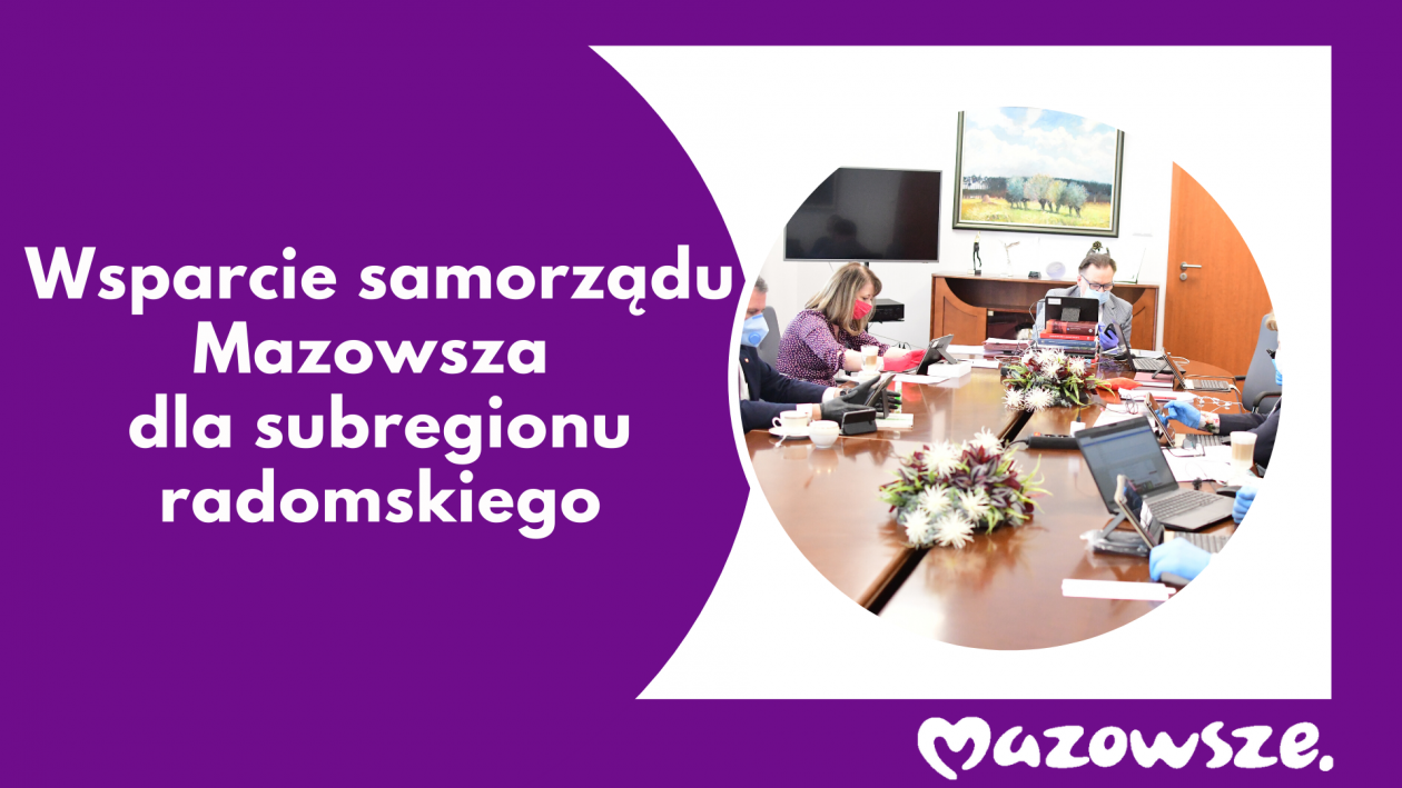 Kolejne wsparcie samorządu Mazowsza dla subregionu radomskiego
