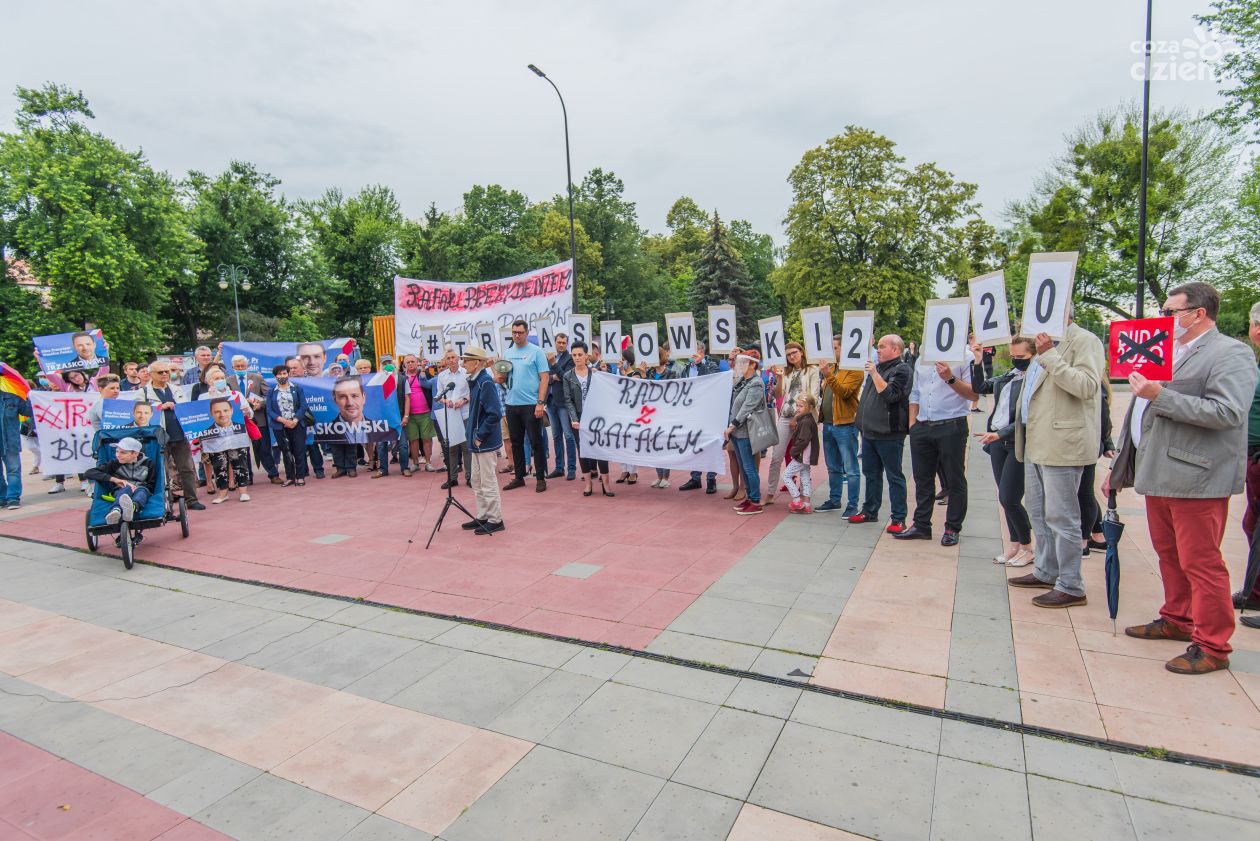 Wiec poparcia Rafała Trzaskowskiego (zdjęcia)