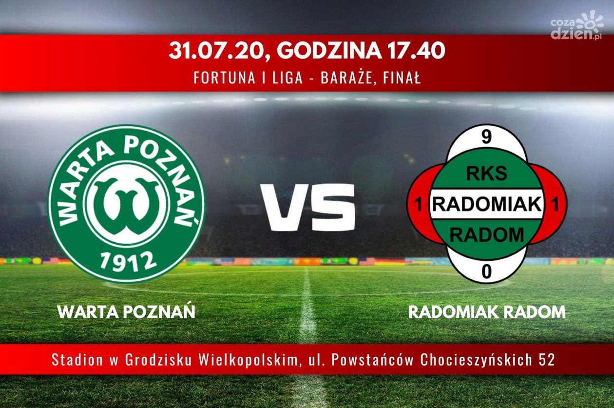 Warta Poznań - Radomiak Radom (relacja LIVE)