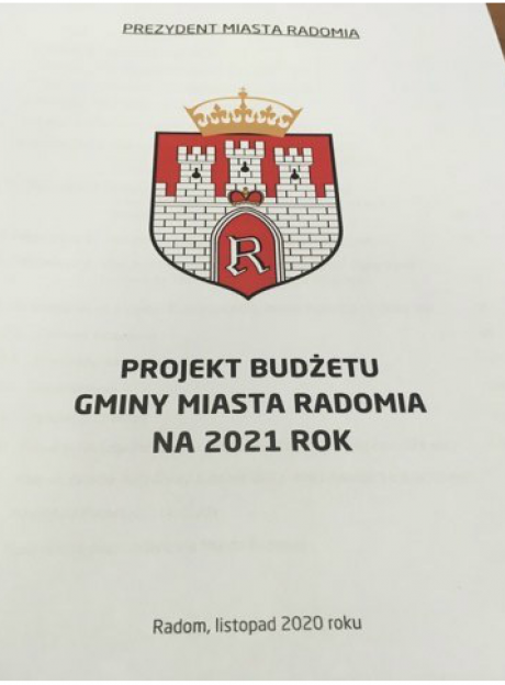 Jest projekt Budżetu Miasta na 2021 rok