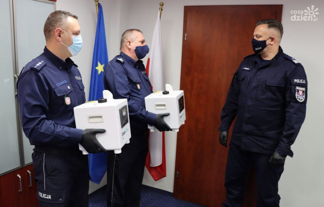 Urządzenia do dezynfekcji pomieszczeń dla radomskiej policji 