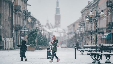 Biała zima zawitała do Radomia (zdjęcia)