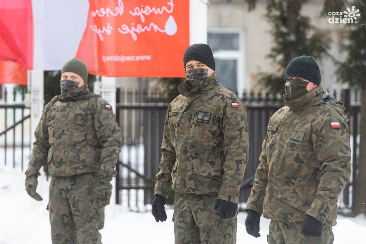 Polała się żołnierska krew. 6 MBOT opanowała radomskie „Krwiodawstwo”