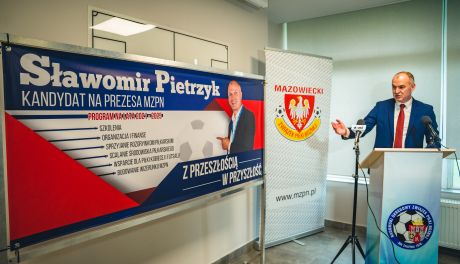 Sławomir Pietrzyk ogłasza swój start w wyborach na prezesa MZPN (zdjęcia)
