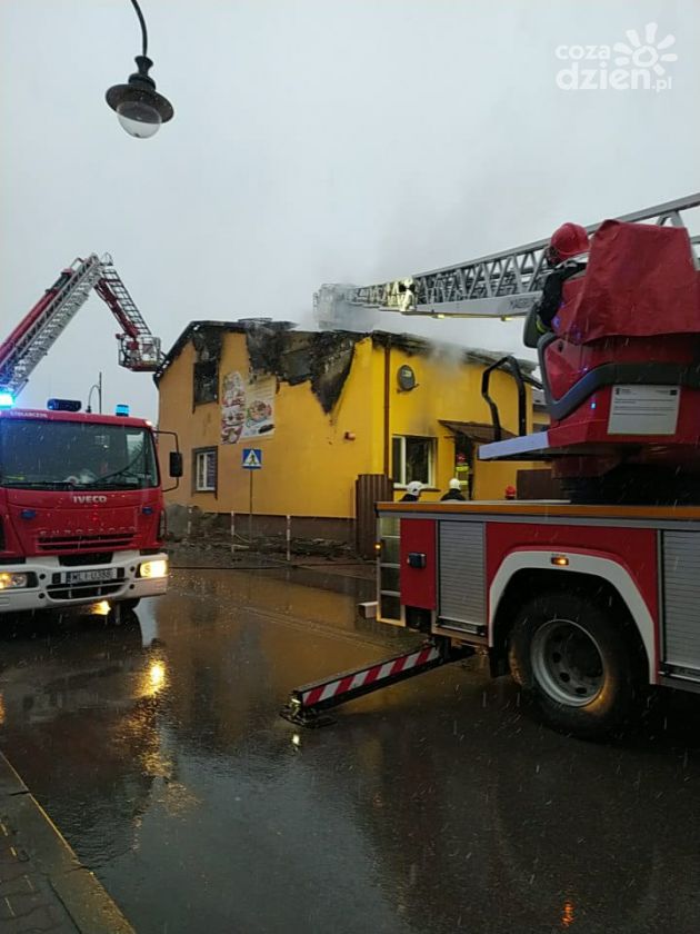 Powiat lipski. Pożar budynku w Siennie